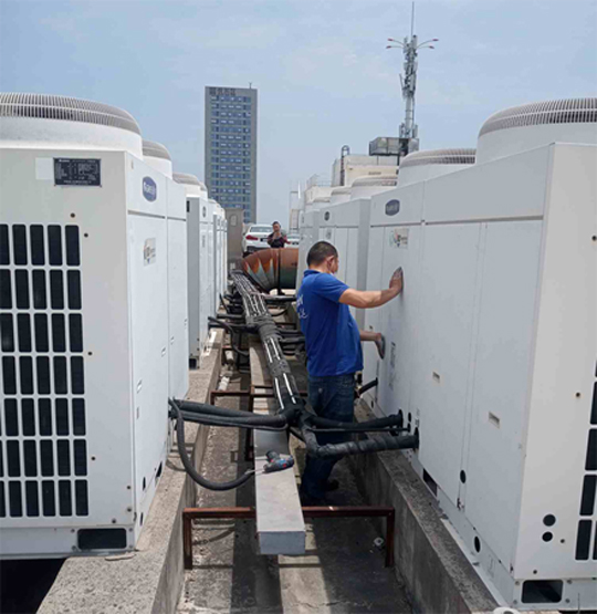 南通市中央空调制热和不制冷系统维修方法